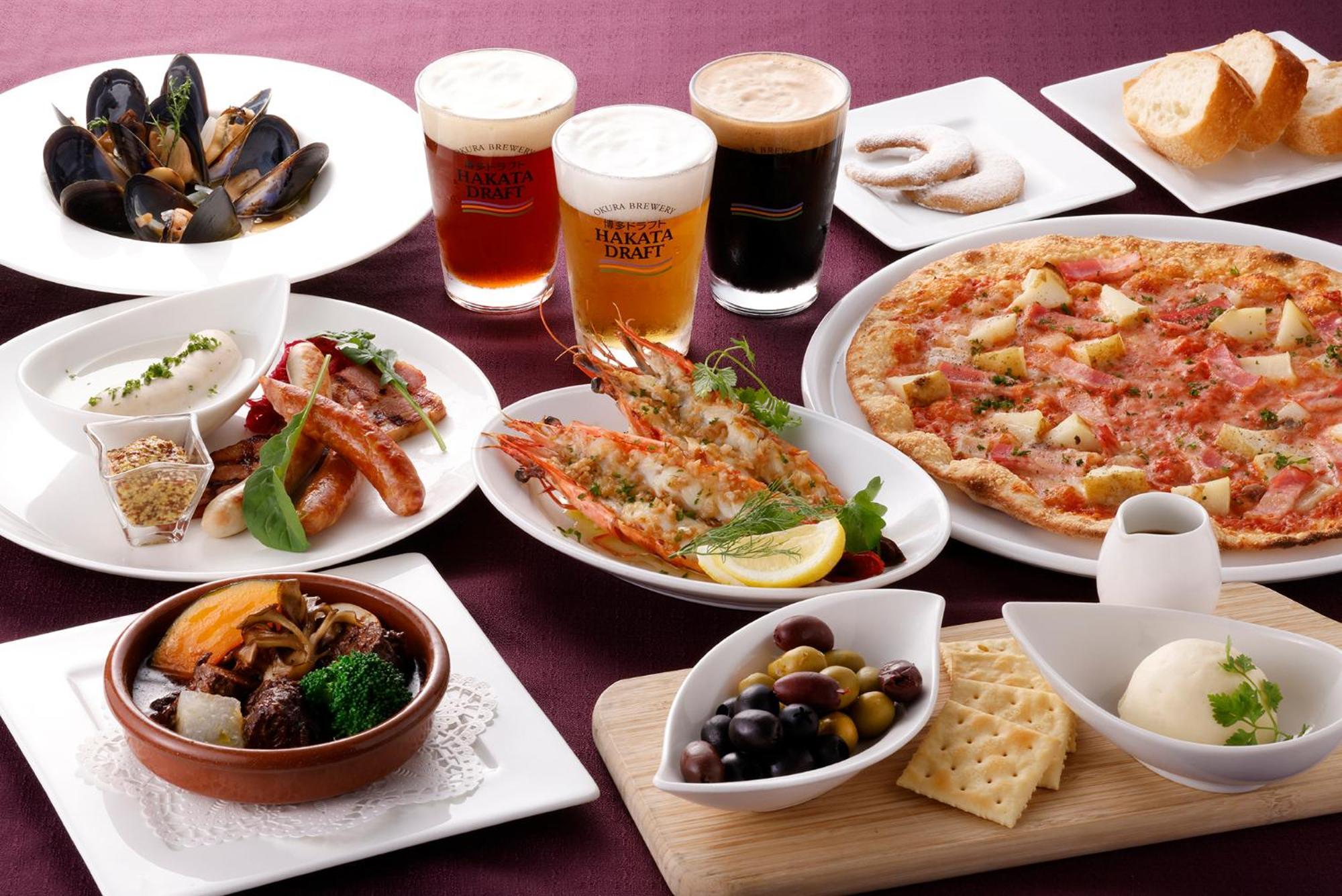 Hotel Okura Fukuoka Fukuoka  Kültér fotó A selection of tapas
